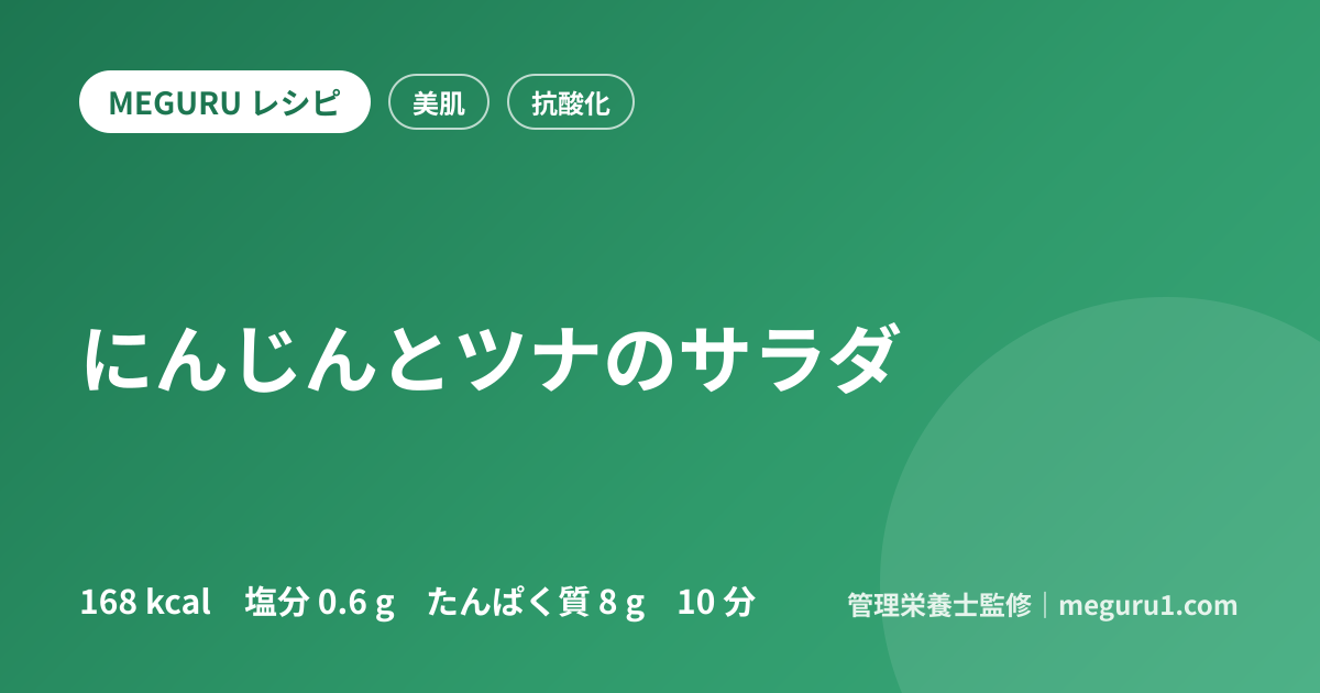 にんじんとツナのサラダ